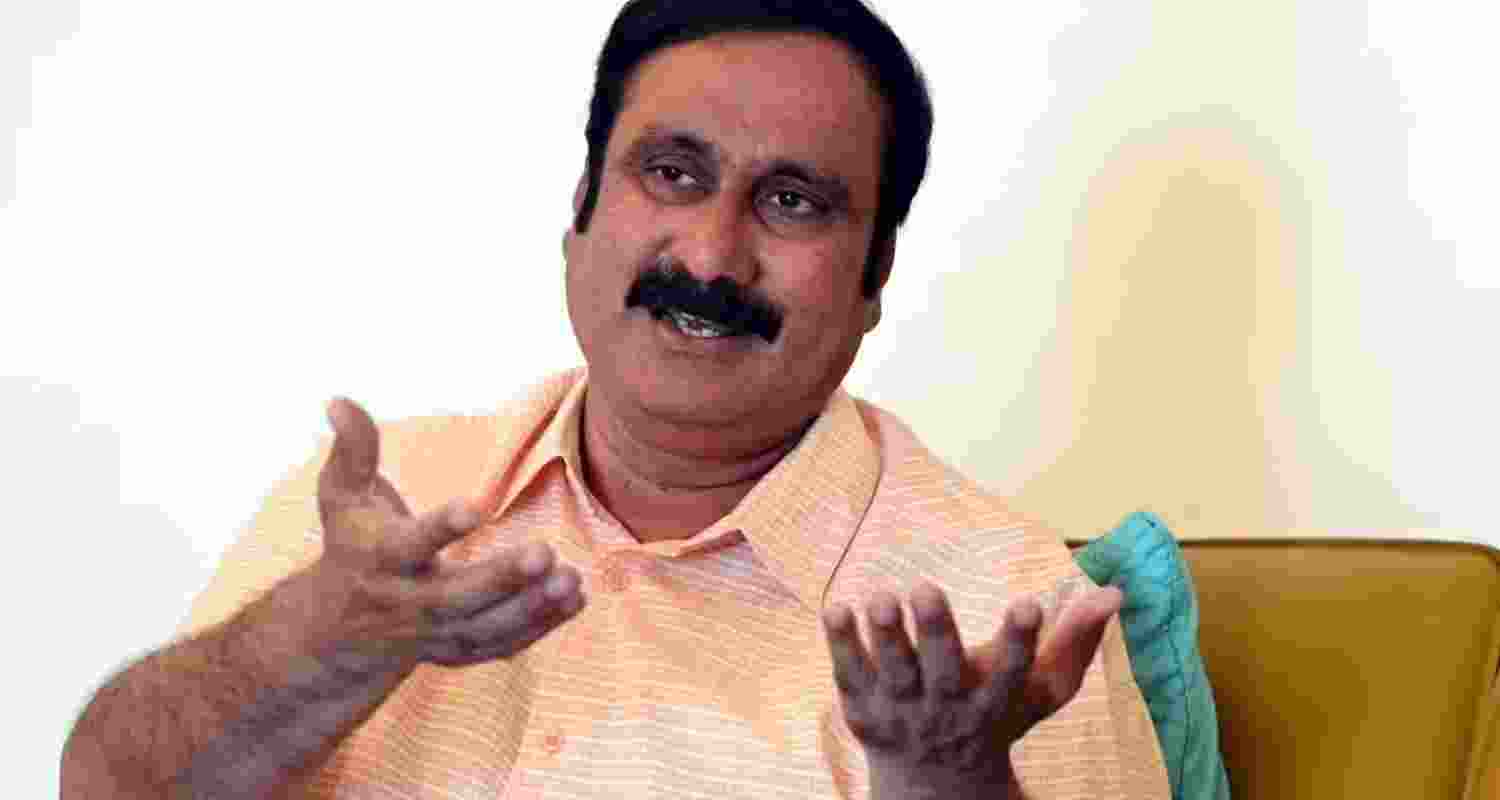 PMK president Anbumani Ramadoss. 