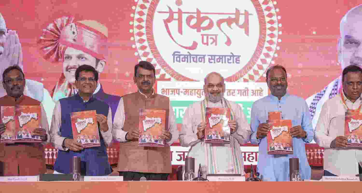 BJP Releases Manifesto for Maharashtra Assembly Elections.