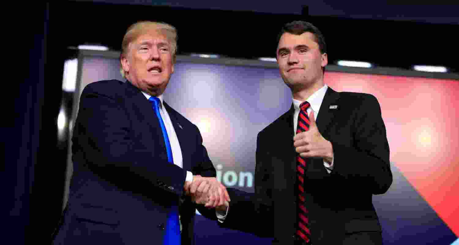Trump vows justice for slain ally Charlie Kirk. File Photo.