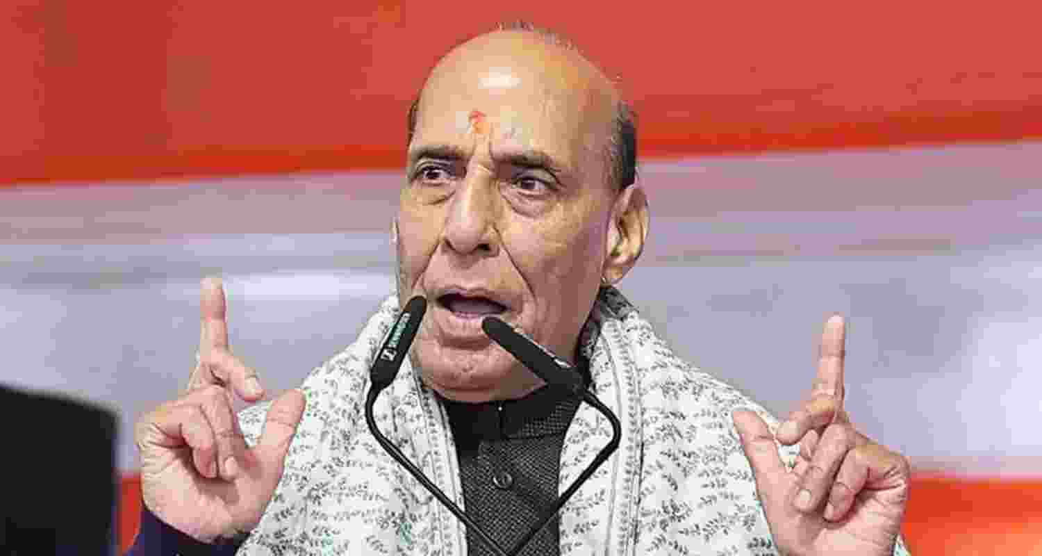 Defence Minister Rajnath Singh.