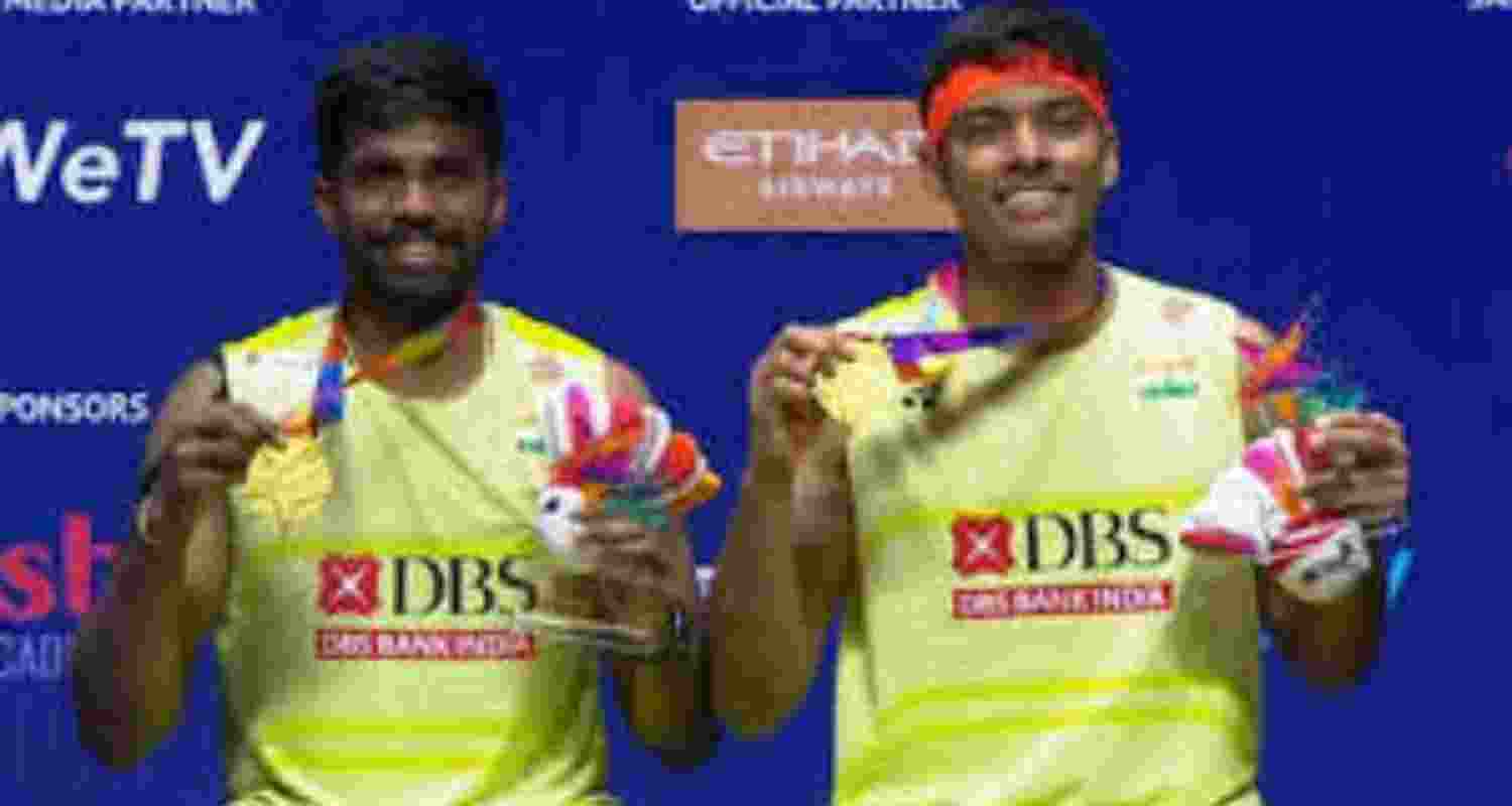 Satwiksairaj Rankireddy and Chirag Shetty.