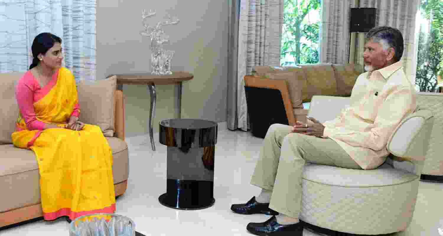 President of Andhra Pradesh Congress Committee Y S Sharmila. Image X.