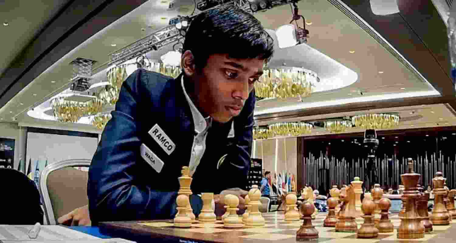 Indian chess grandmaster R Praggnanandhaa.