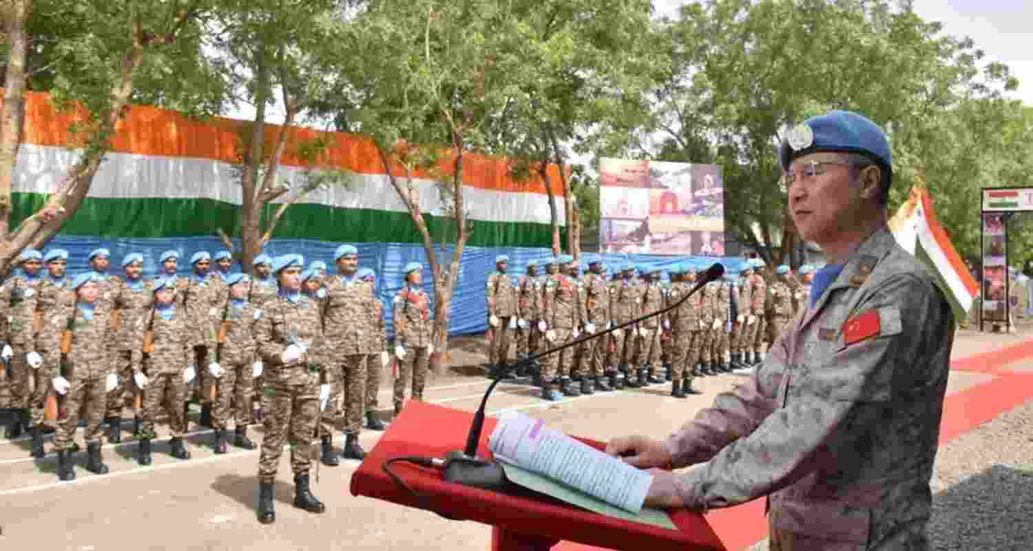 Among the Indian contingent recognised for their service were 53 women peacekeepers.