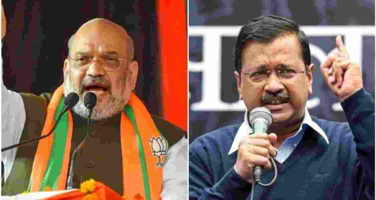 Kejriwal Slams Amit Shah Over False Complaints Against AAP Workers.