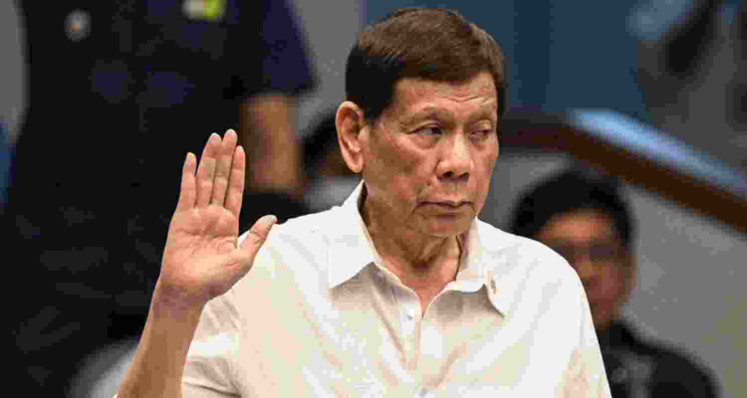  Former Philippine president Rodrigo Duterte. 