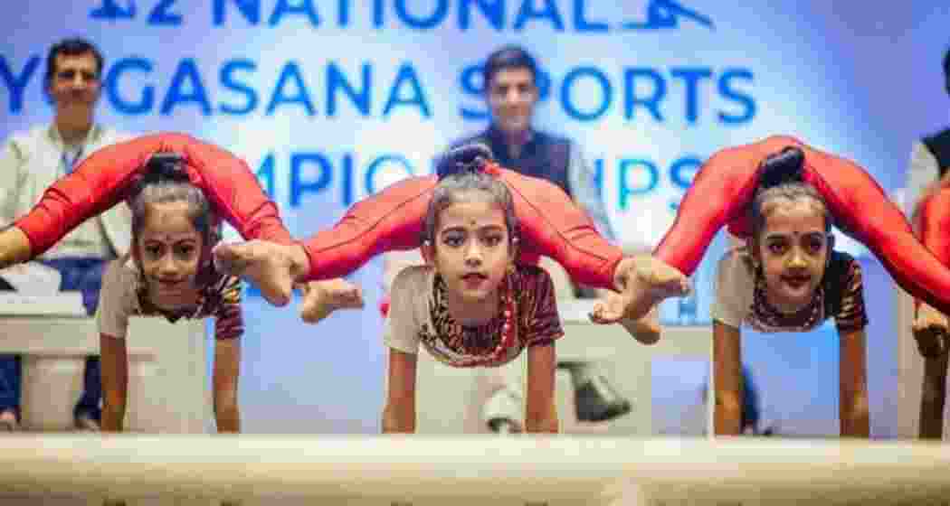 First-ever National Yogasana C'ships showcasing India's heritage kicks off in Bhubaneswar. File Photo.