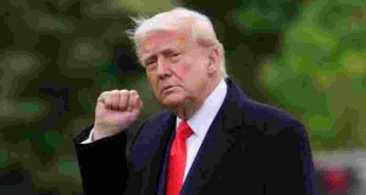 File photo of US President Donald Trump