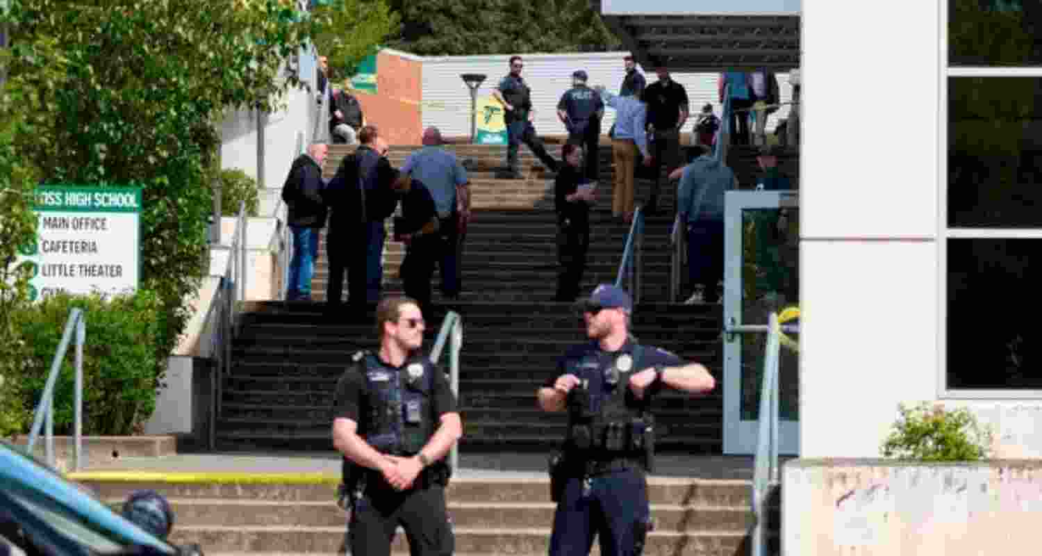  Emergency crews from the Tacoma Fire Department arrived at Foss High School at around 1:38 pm following reports of the incident. 