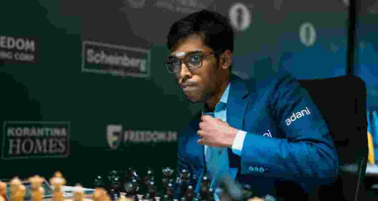 Indian Grandmaster R Praggnanandhaa.
