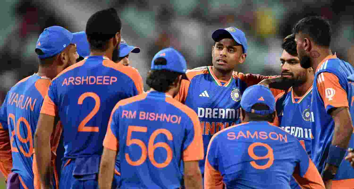 Team India at Kingsmead, Stadium, Durban South Africa. Image: X