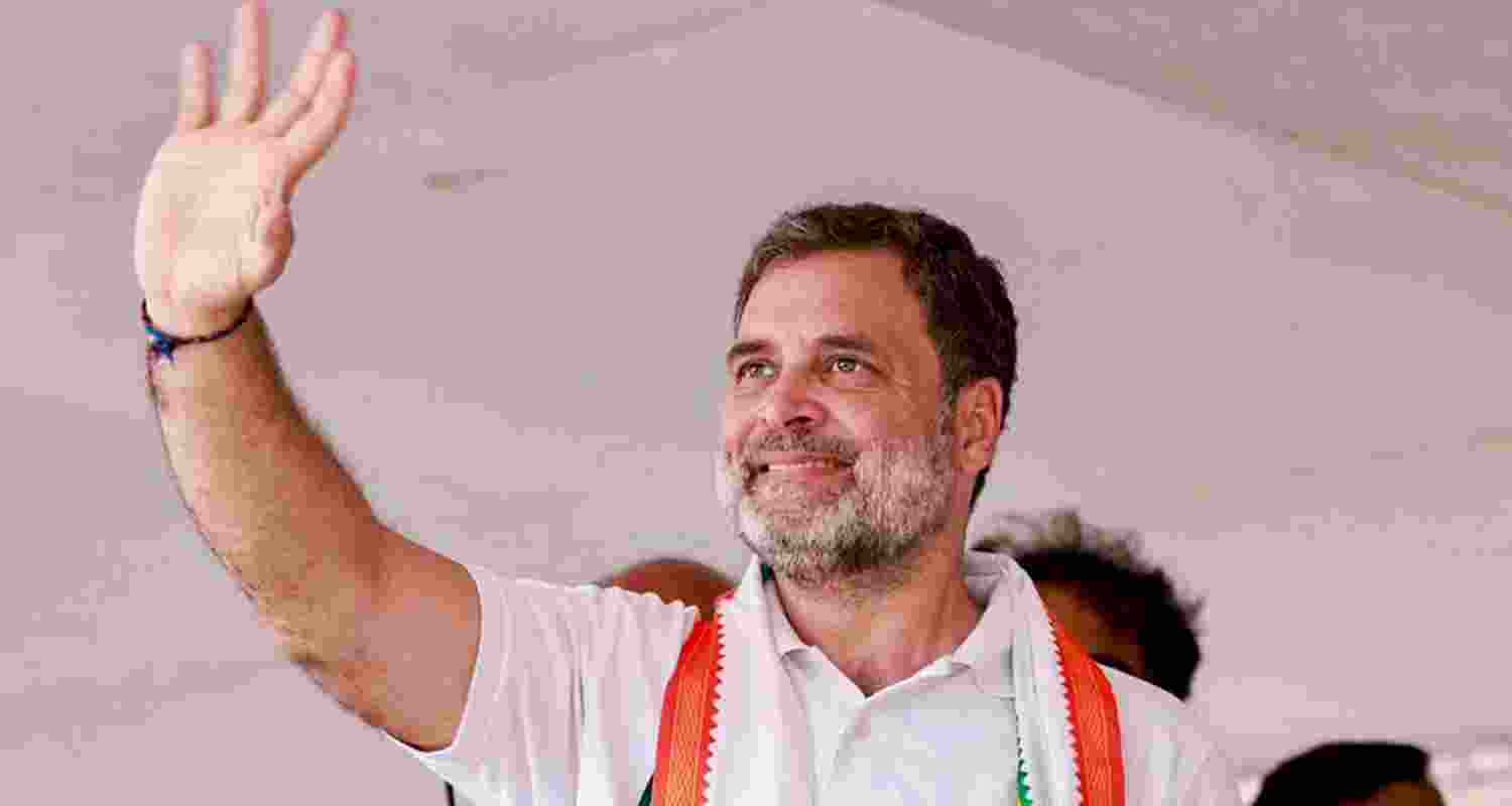 Leader of Opposition in the Lok Sabha, Rahul Gandhi. 