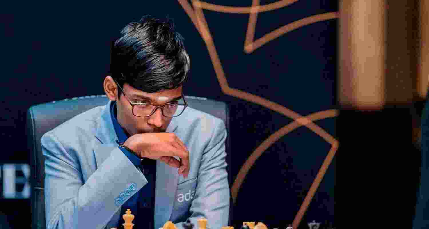 Indian Grandmaster R Praggnanandhaa.