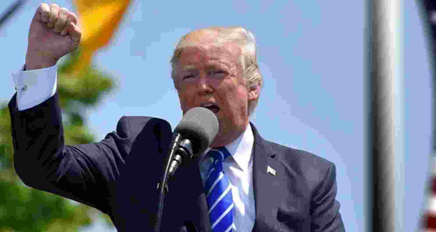  US President Donald Trump. 