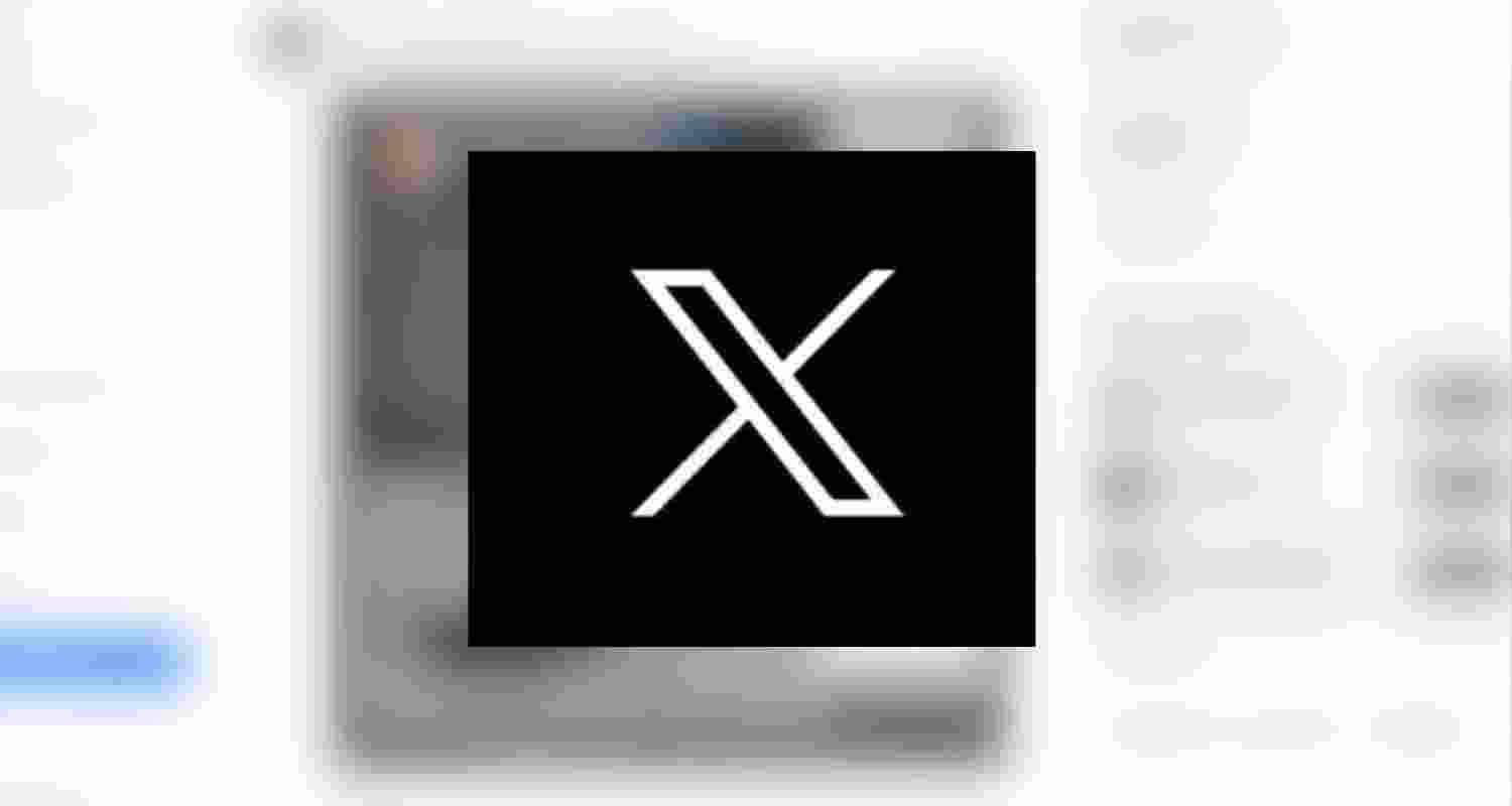 Image of X logo. 