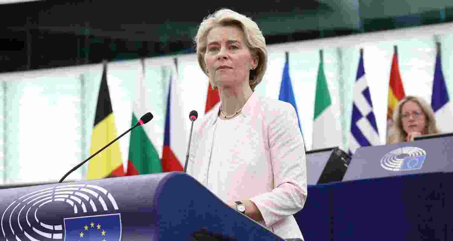 European Union President Ursula von der Leyen. 
