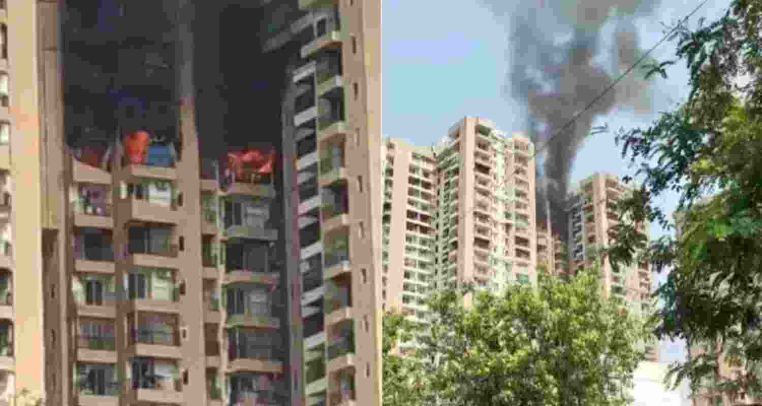 AC blast triggers massive Noida high-rise fire