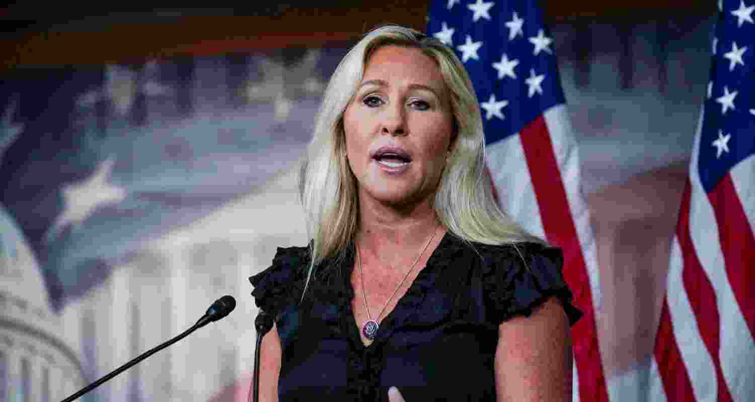 US Congresswoman Marjorie Taylor Greene.