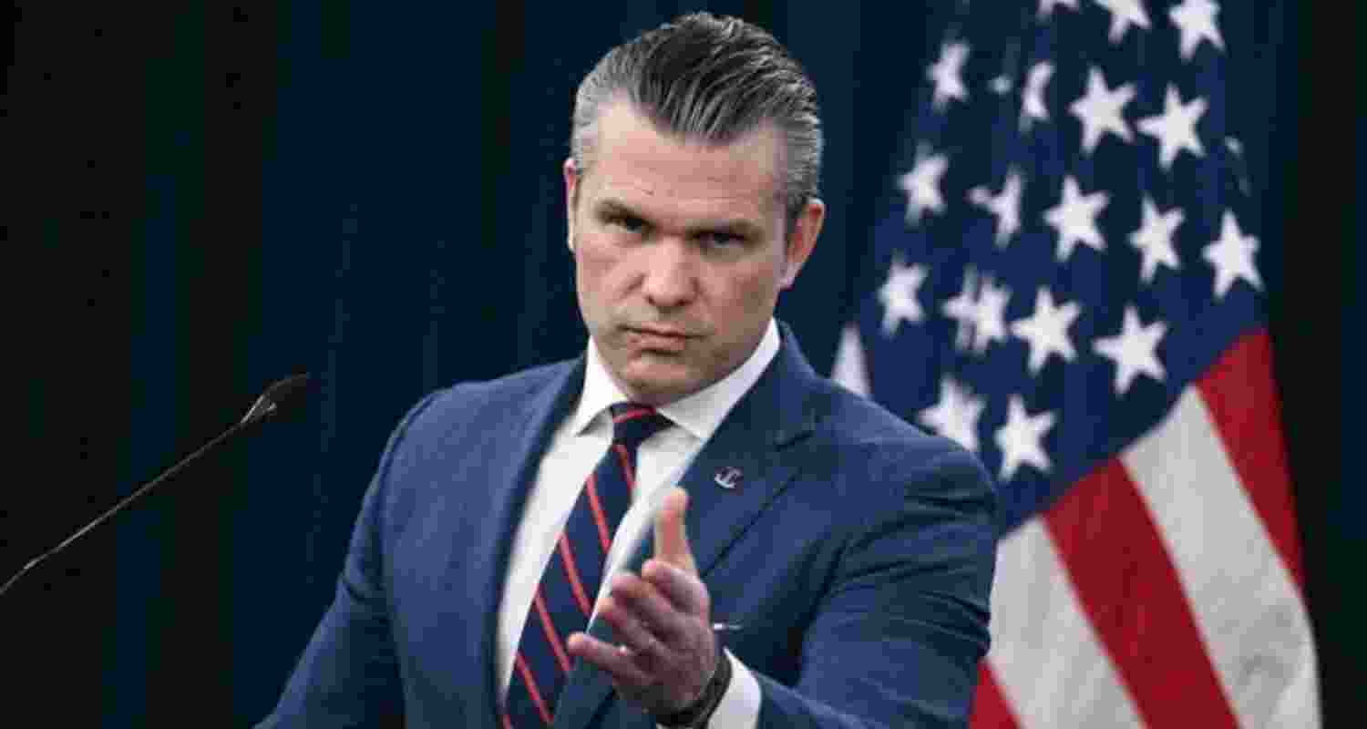 US Defence Secretary Pete Hegseth 