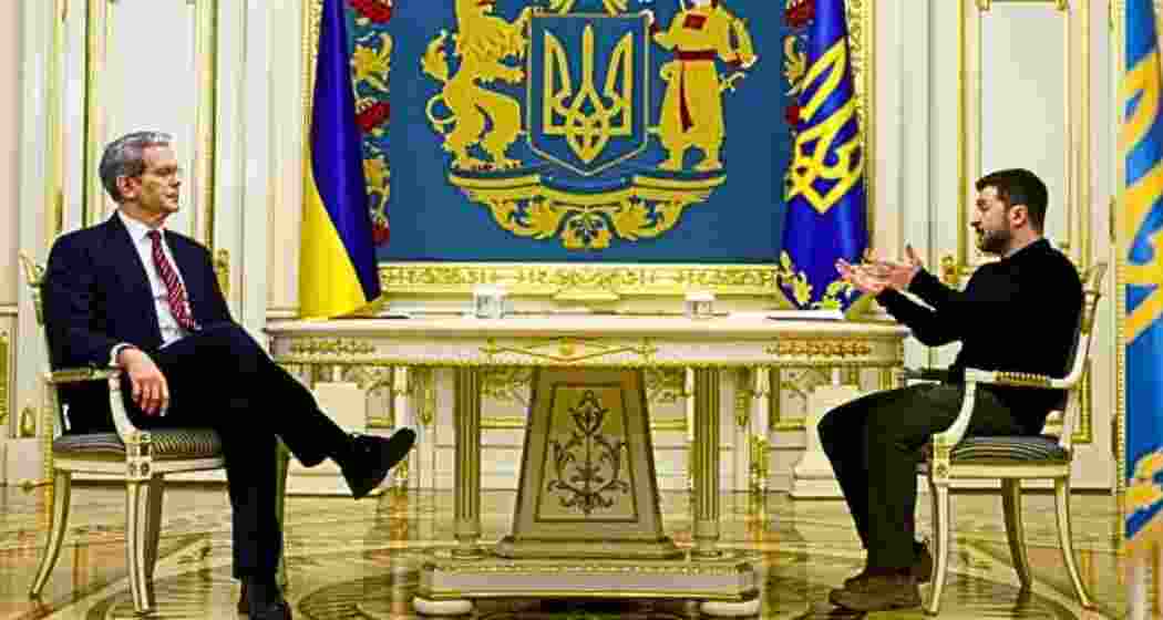 US President Donald Trump’s envoy Steve Witkoff with President Zelensky discuss finalising the billlon dollar mineral deal with Ukraine.