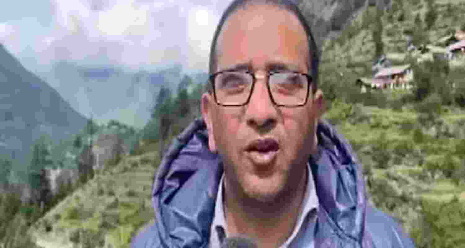 Uttarkashi District Magistrate Prashant Arya.