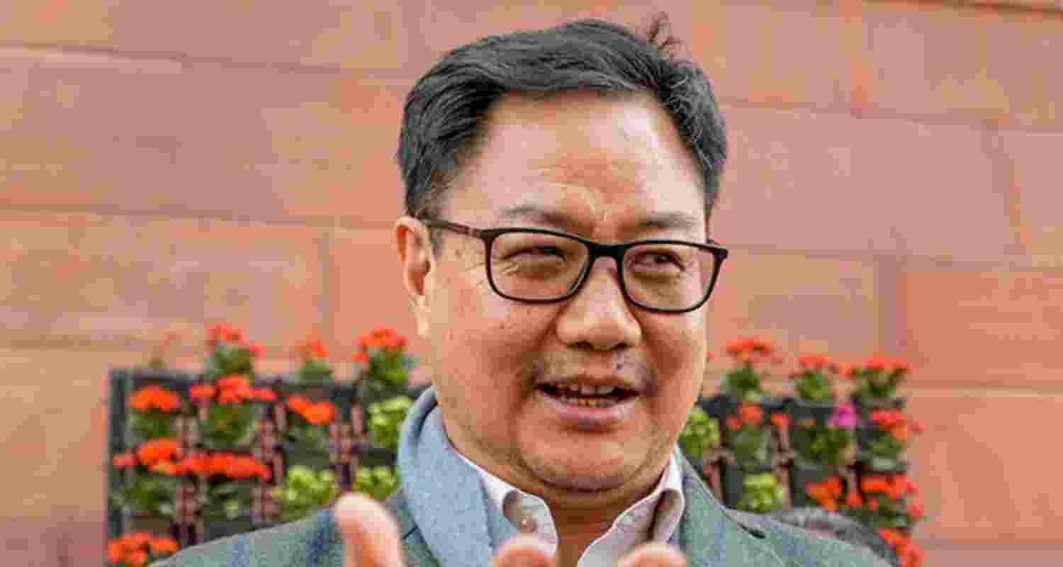 Union Parliamentary Affairs Minister Kiren Rijiju.