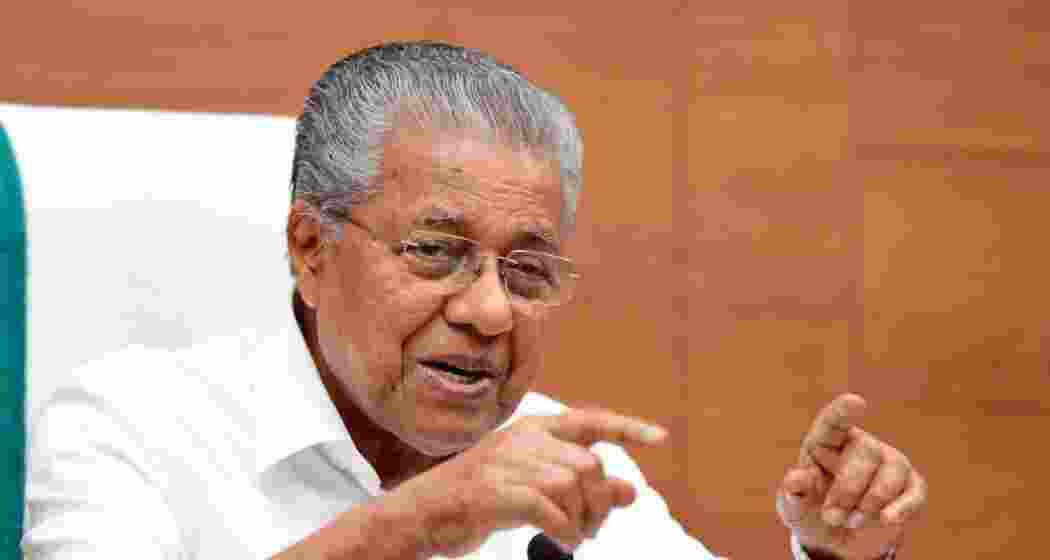 A file photo of Keralam Chief Minister Pinarayi Vijayan.