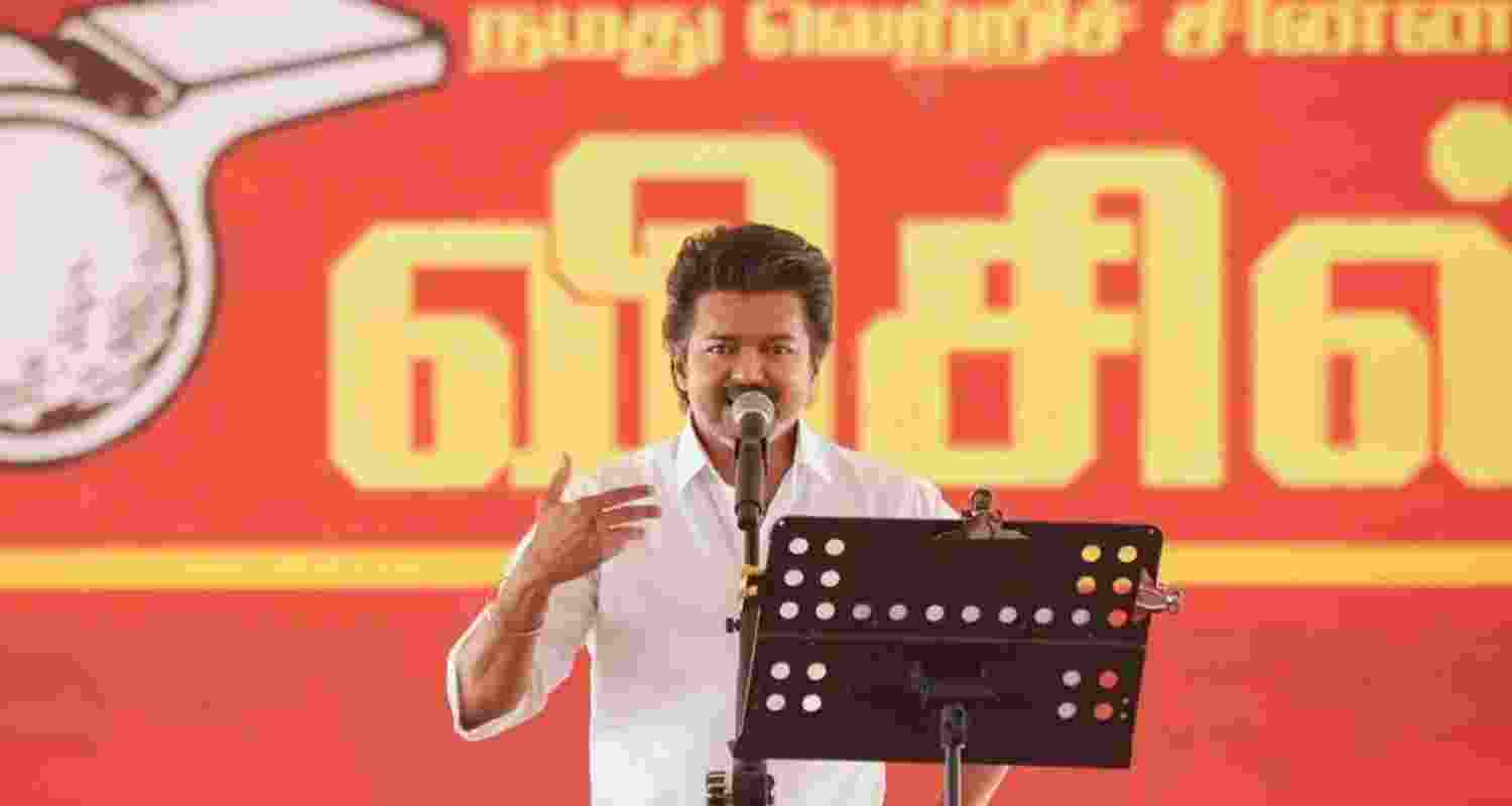 Tamil Nadu Chief Minister C Joseph Vijay.