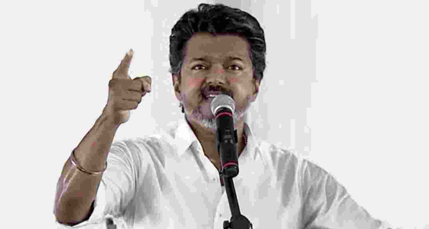 Tamil Nadu Chief Minister Vijay. 