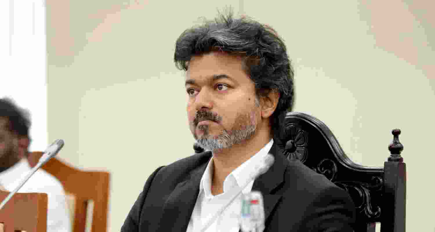 Tamil Nadu Chief Minister C Joseph Vijay - file image.