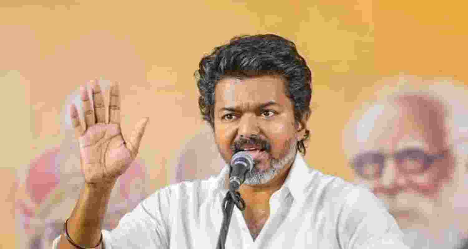 Tamilaga Vettri Kazhagam party leader Vijay - file image.