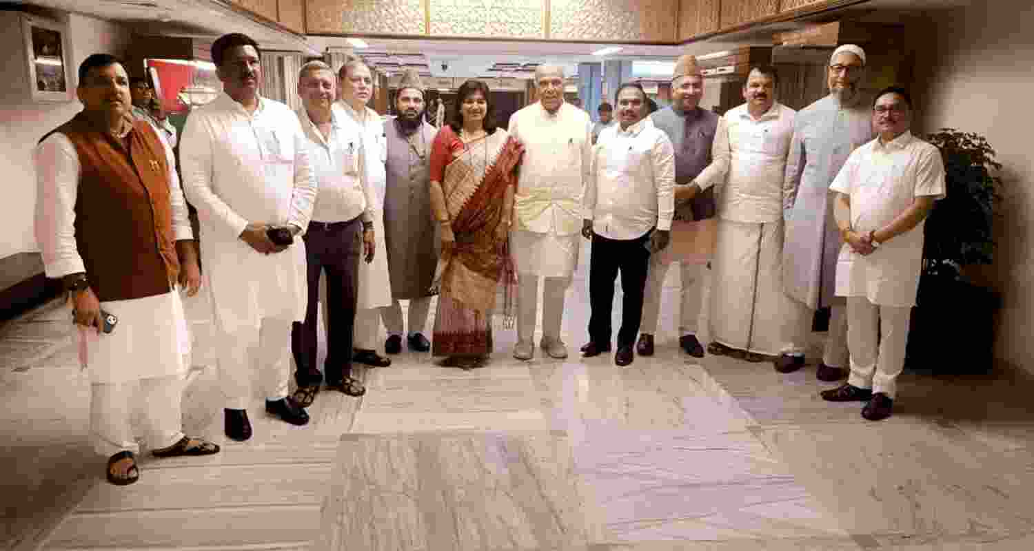 The Waqf JPC committee. The Waqf JPC committee.