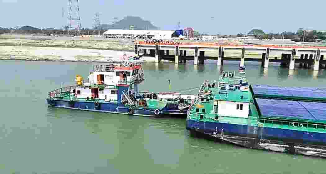 The Jogighopa Inland Waterways Terminal in Assam. 