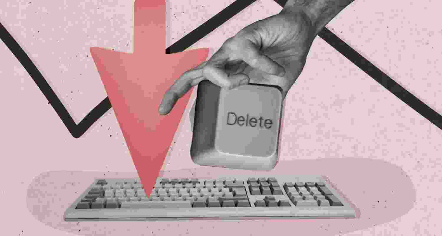 What happens to your data when you click ‘delete’?