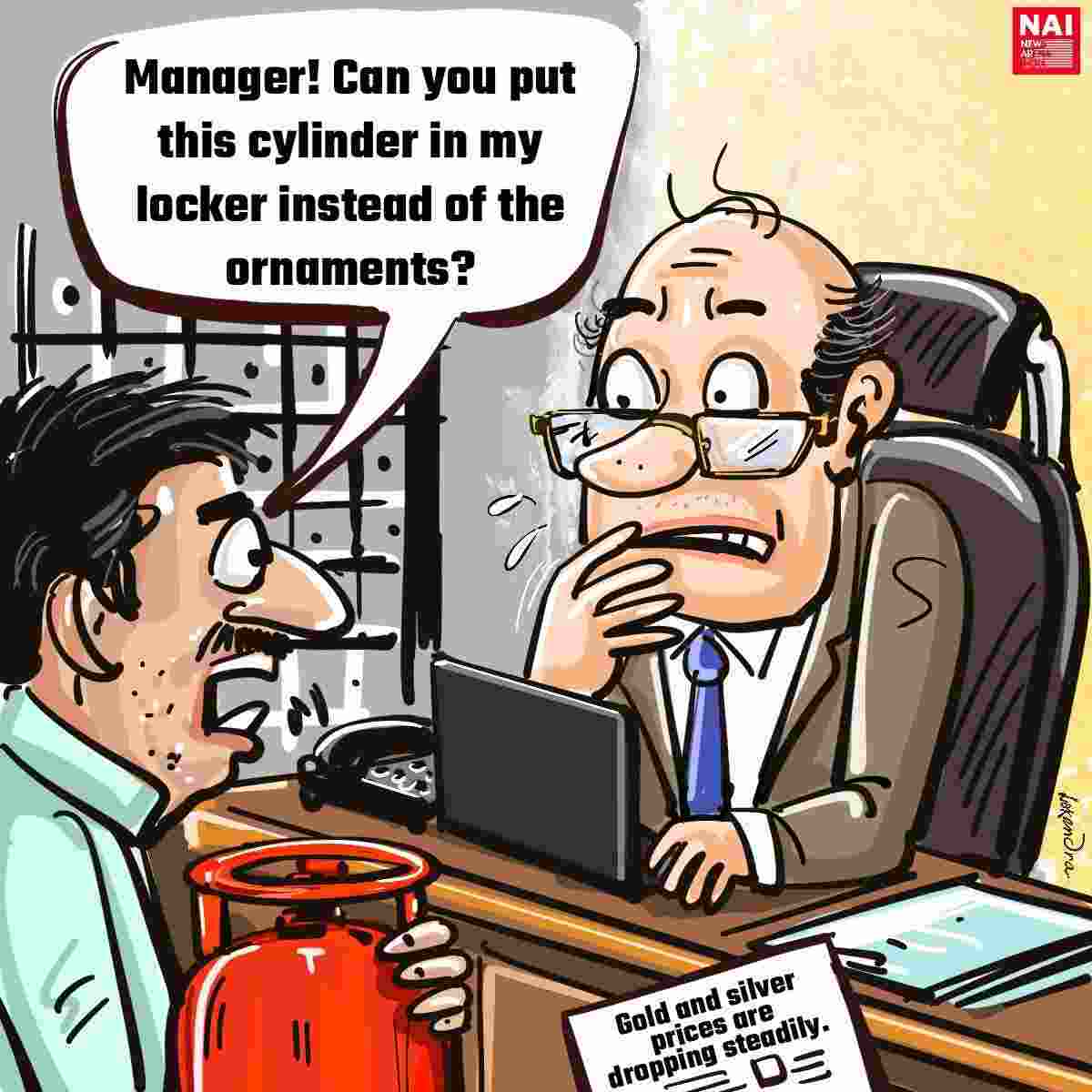 "Gold Down, Gas Up!"