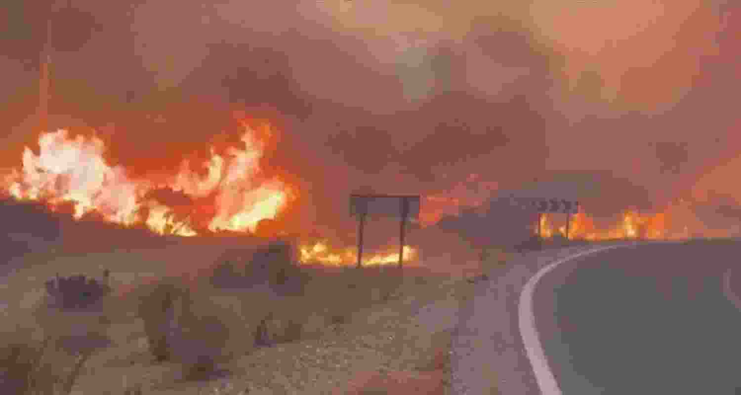 The wildfire that broke out in the municipality of Los Gallardos in southern Spain’s Andalusia region has spread to other parts now.