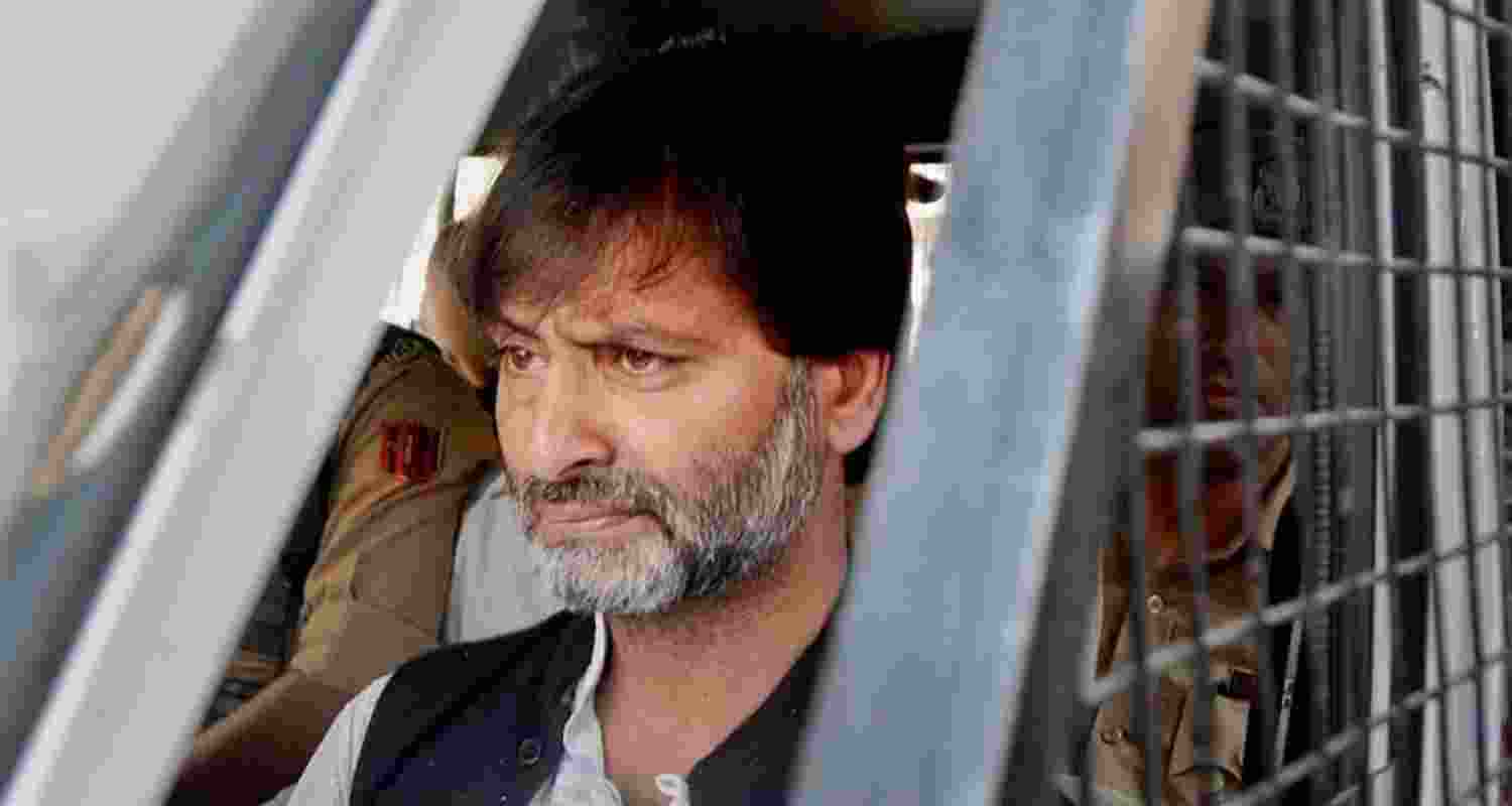 Terror accused JKLF chief Yasin Malik.