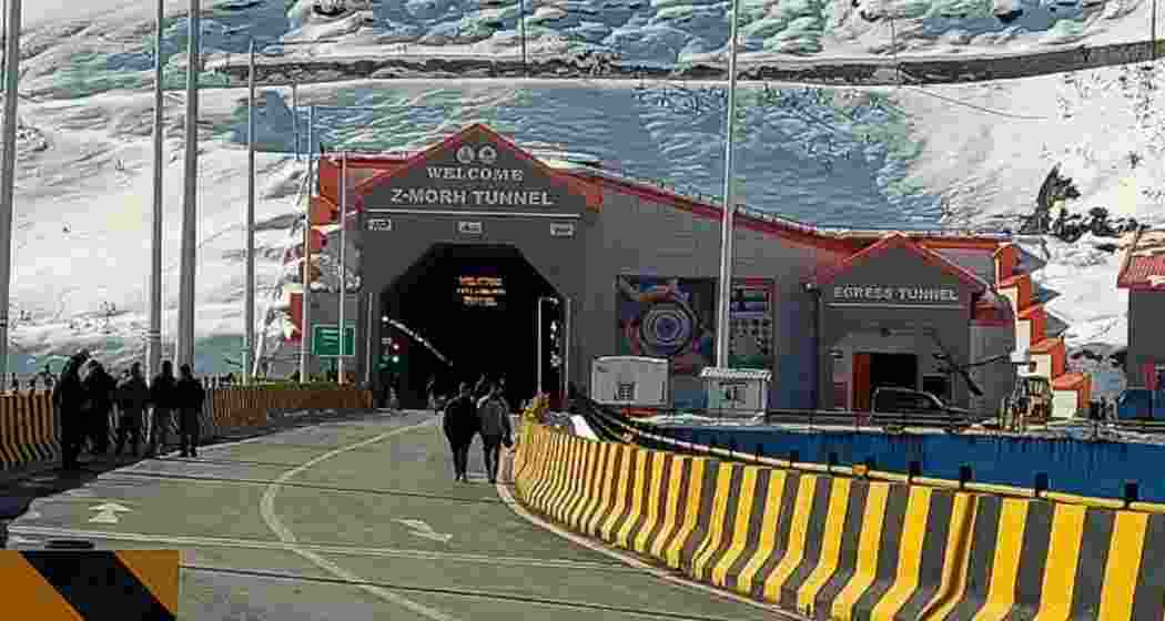 The Z-Morh tunnel in Jammu and Kashmir’s Sonamarg. File photo. The Z-Morh tunnel in Jammu and Kashmir’s Sonamarg. File photo.