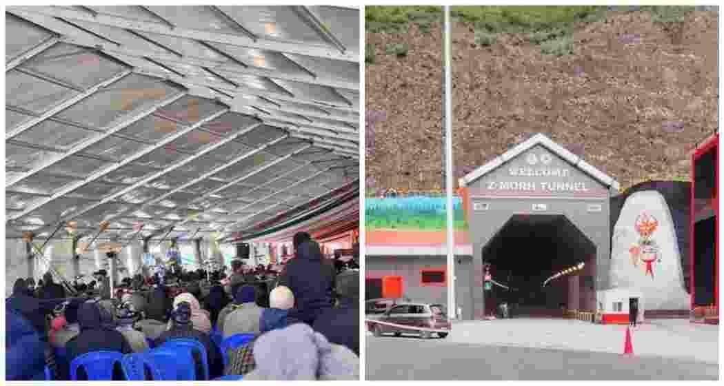 Thousands gather in Ganderbal to welcome PM Modi for the inauguration of the Z Morh Tunnel, a strategic project expected to boost tourism and connectivity between Srinagar and Ladakh.
