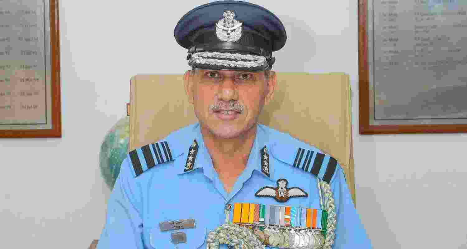 Air Marshal Narmdeshwar Tiwari. Air Marshal Narmdeshwar Tiwari.
