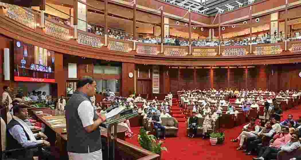 A file photograph of the Assam assembly in session. (File photo) A file photograph of the Assam assembly in session. (File photo)