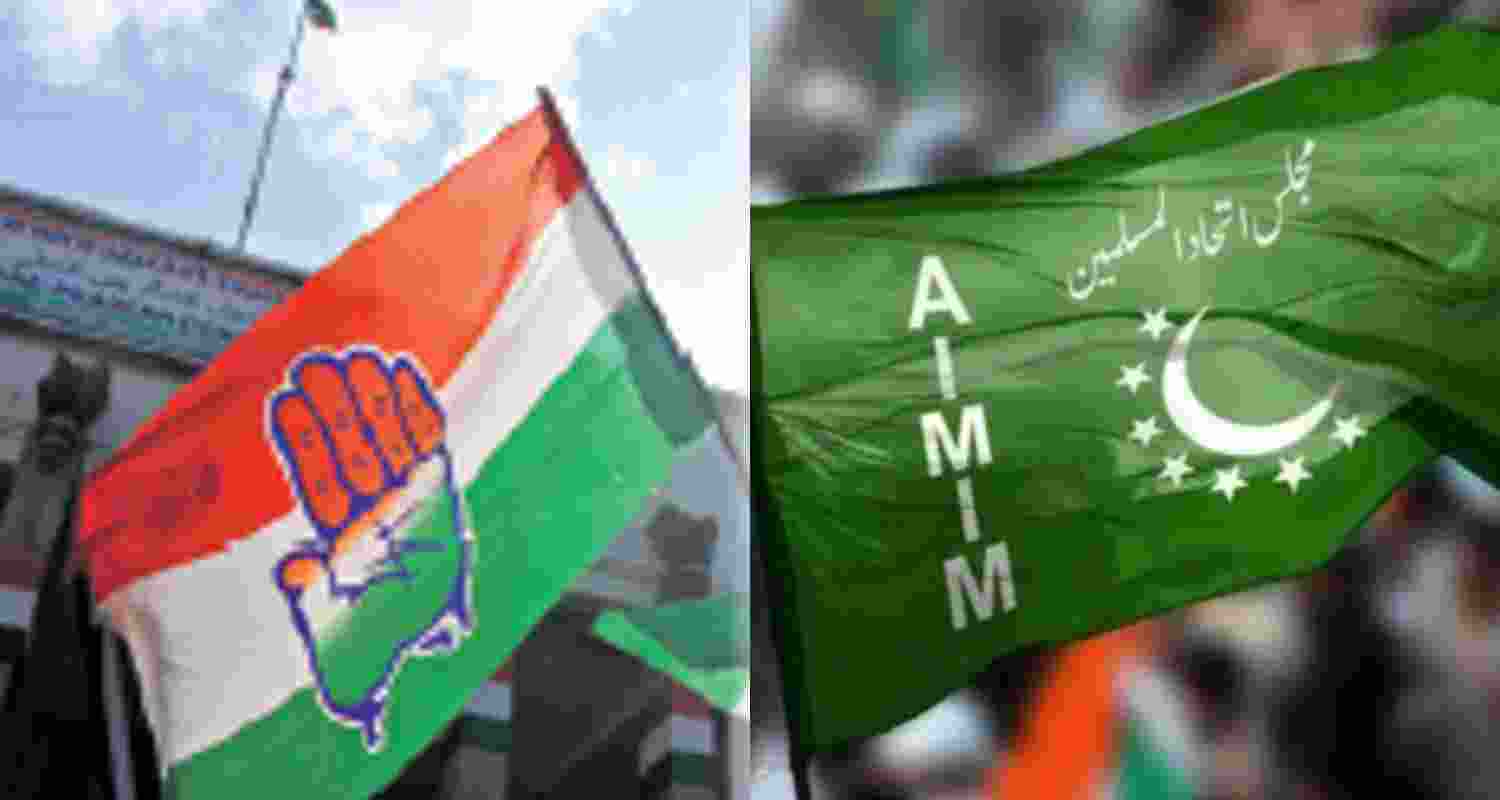 Political mantra of Cong, AIMIM: Friends at home, foes outside Political mantra of Cong, AIMIM: Friends at home, foes outside