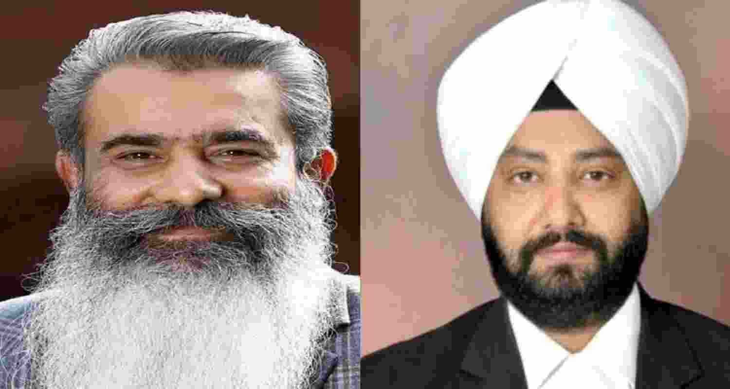 Congress candidate Bharat Bhushan Ashu and SAD candidate Parupkar Singh Ghuman. Congress candidate Bharat Bhushan Ashu and SAD candidate Parupkar Singh Ghuman.