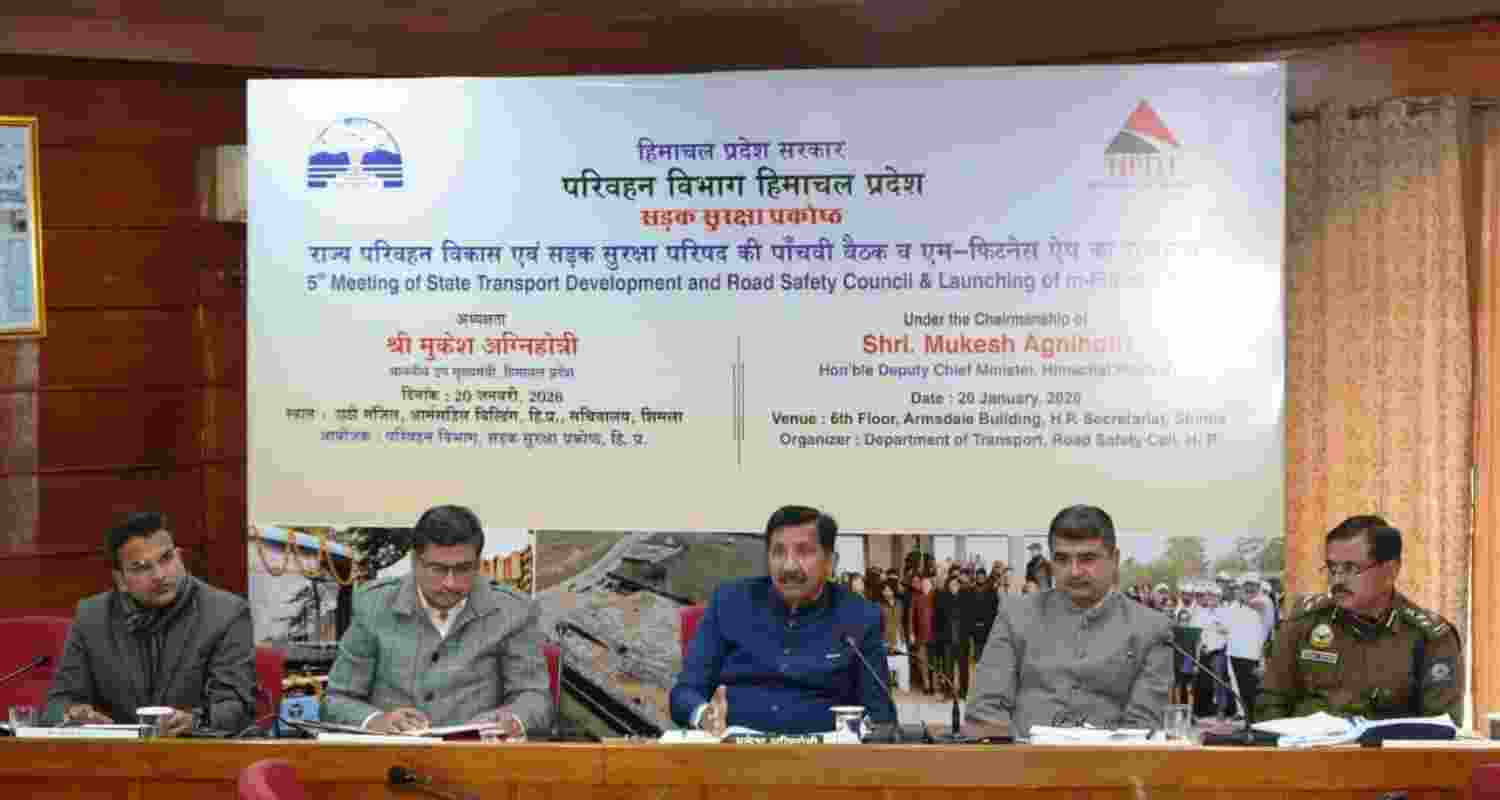 Deputy Chief Minister Mukesh Agnihotri Deputy Chief Minister Mukesh Agnihotri