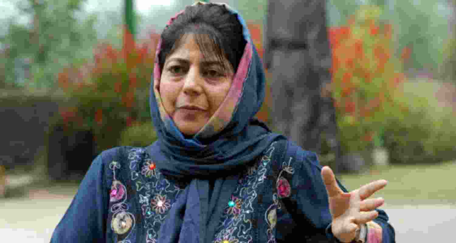 Former CM Mehbooba Mufti. Former CM Mehbooba Mufti.
