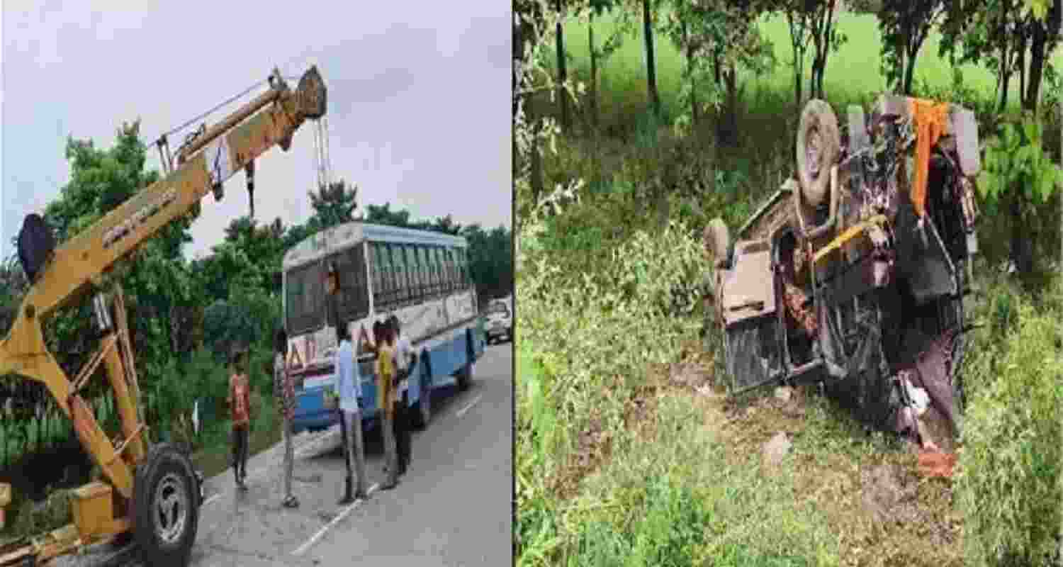 Four people lost their lives in a tragic road accident in Kaithal district on Monday. Four people lost their lives in a tragic road accident in Kaithal district on Monday.
