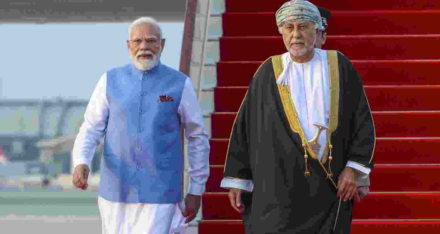 The highlight of PM Modi’s trip would be the signing of the India-Oman free trade agreement (FTA), which was approved by the Union Cabinet on December 12 The highlight of PM Modi’s trip would be the signing of the India-Oman free trade agreement (FTA), which was approved by the Union Cabinet on December 12