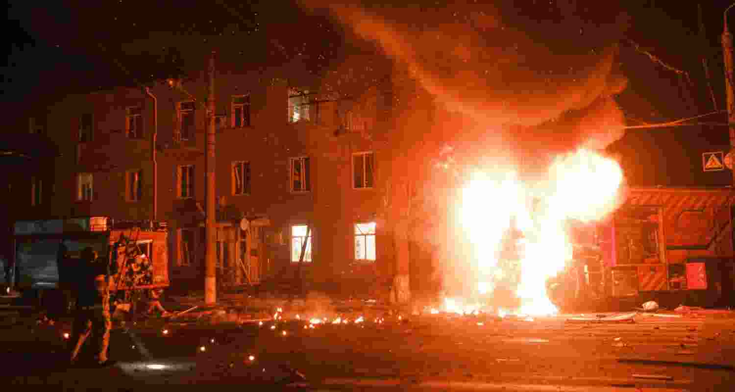 The bombardment included 47 cruise missiles, prompting Romania to scramble two of its Eurofighter Typhoon jets and two F-16s when a drone entered the NATO member’s airspace during the Russian attacks, Romania’s Ministry of National Defense said The bombardment included 47 cruise missiles, prompting Romania to scramble two of its Eurofighter Typhoon jets and two F-16s when a drone entered the NATO member’s airspace during the Russian attacks, Romania’s Ministry of National Defense said