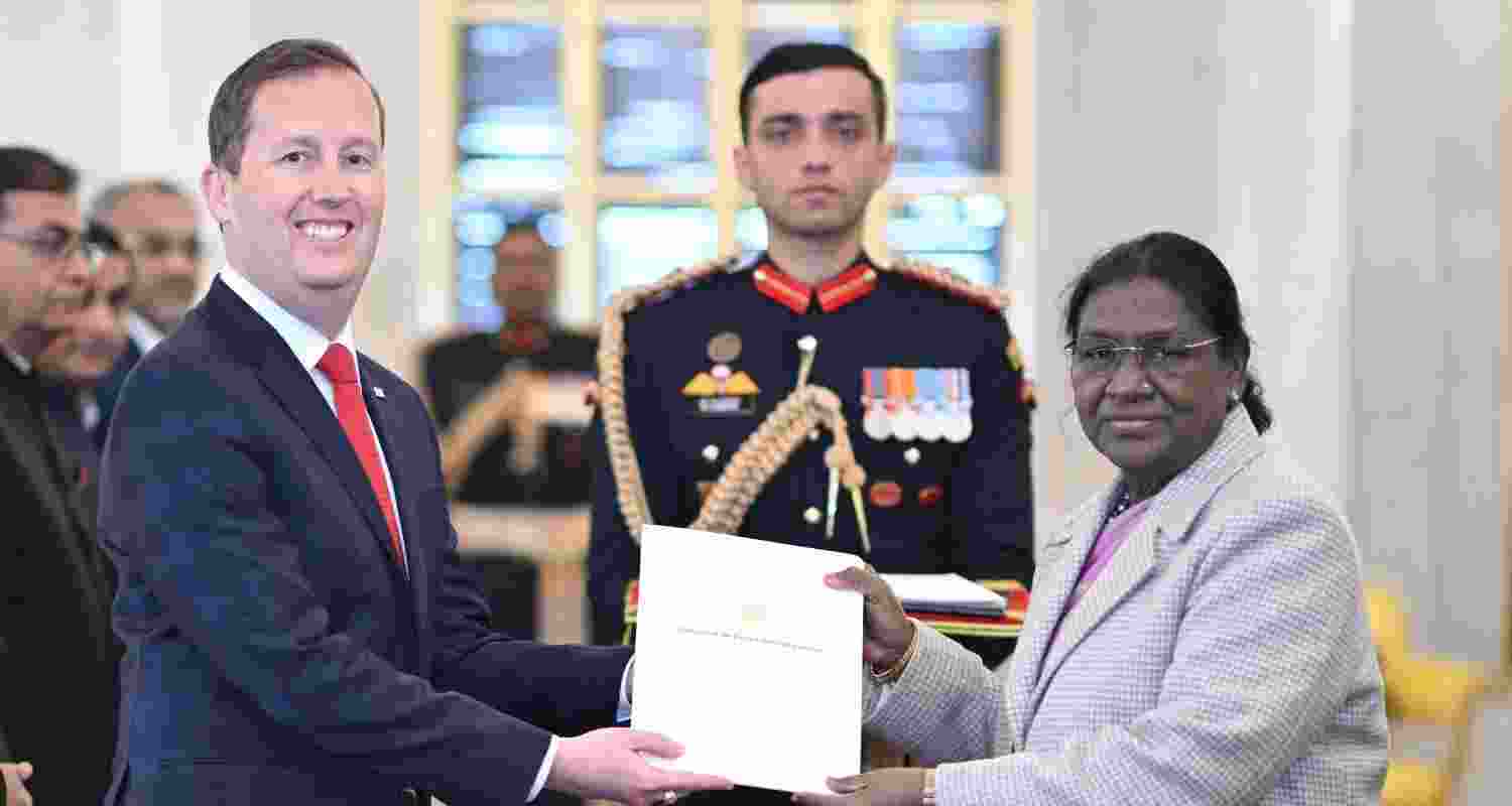 Besides Gor, Chandradath Singh, High Commissioner of the Republic of Trinidad and Tobago, and Robert Zischg, Ambassador of the Republic of Austria, presented their credentials to Murmu, the statement said Besides Gor, Chandradath Singh, High Commissioner of the Republic of Trinidad and Tobago, and Robert Zischg, Ambassador of the Republic of Austria, presented their credentials to Murmu, the statement said