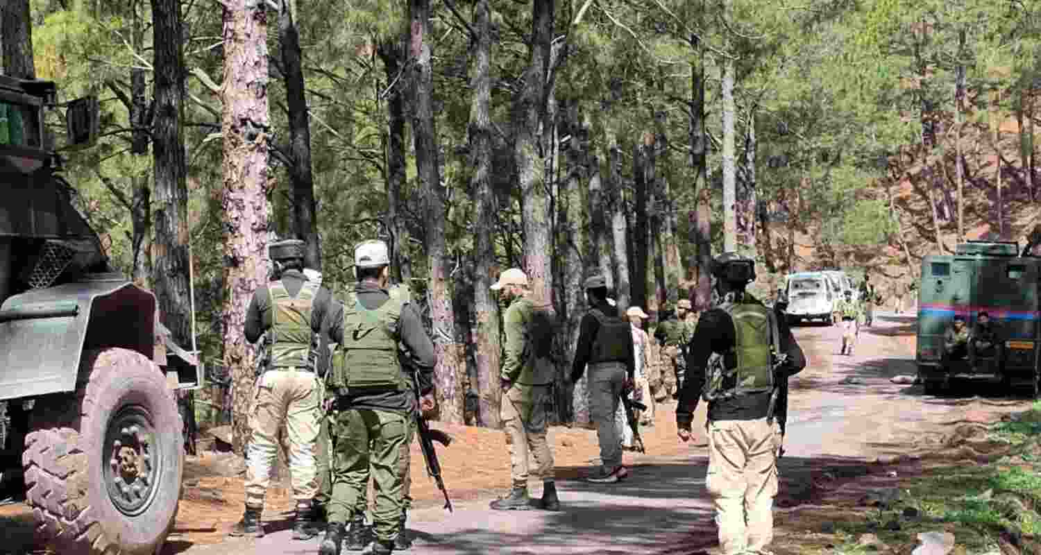 In a social media post on X, the army’s White Chinar Corps said that “Operation Pimple” was launched on November 7 after receiving specific inputs, and that the terrorists were trapped after contact had been established In a social media post on X, the army’s White Chinar Corps said that “Operation Pimple” was launched on November 7 after receiving specific inputs, and that the terrorists were trapped after contact had been established